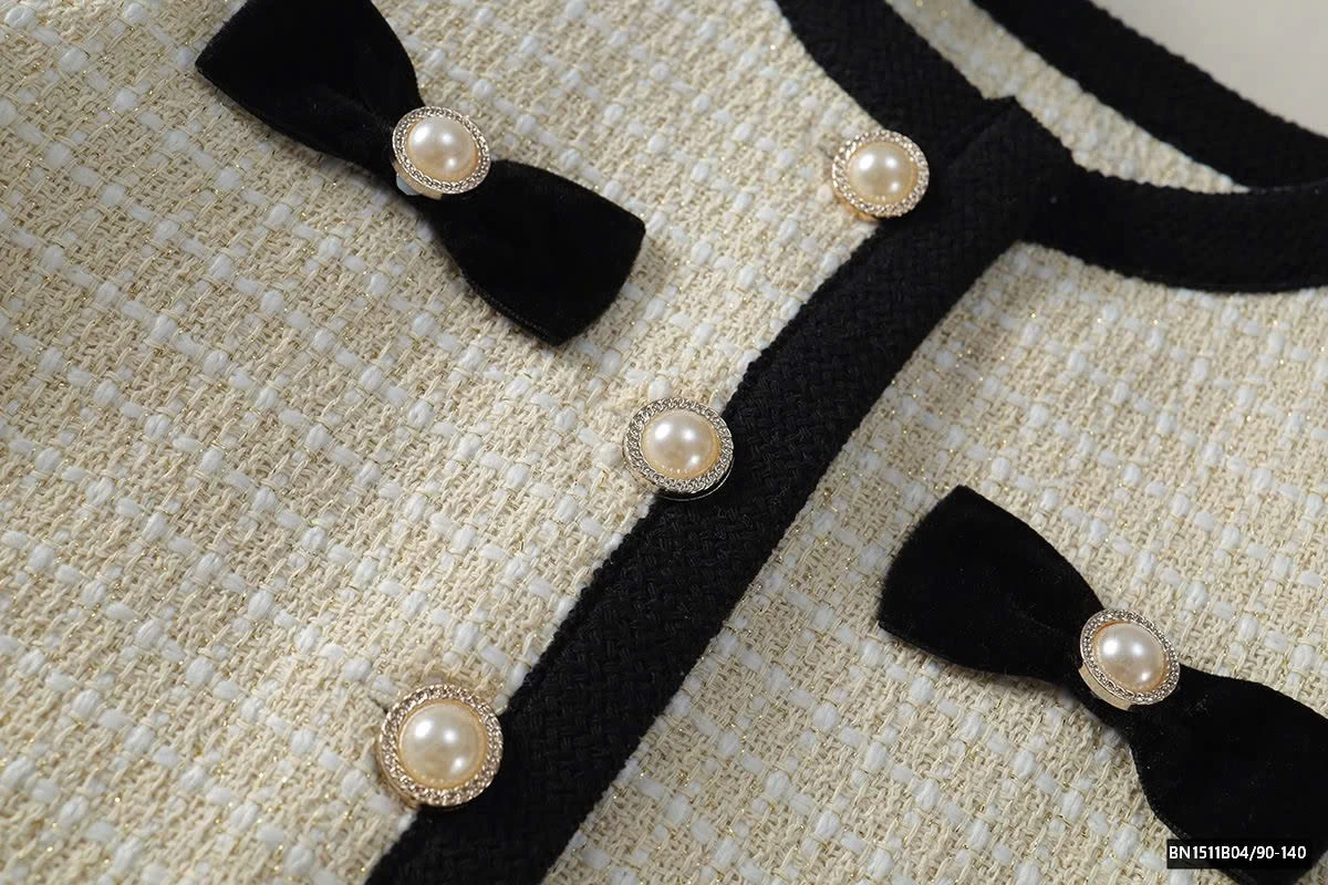 SÉT DẠ KEM VIỀN ĐEN PREMIUM