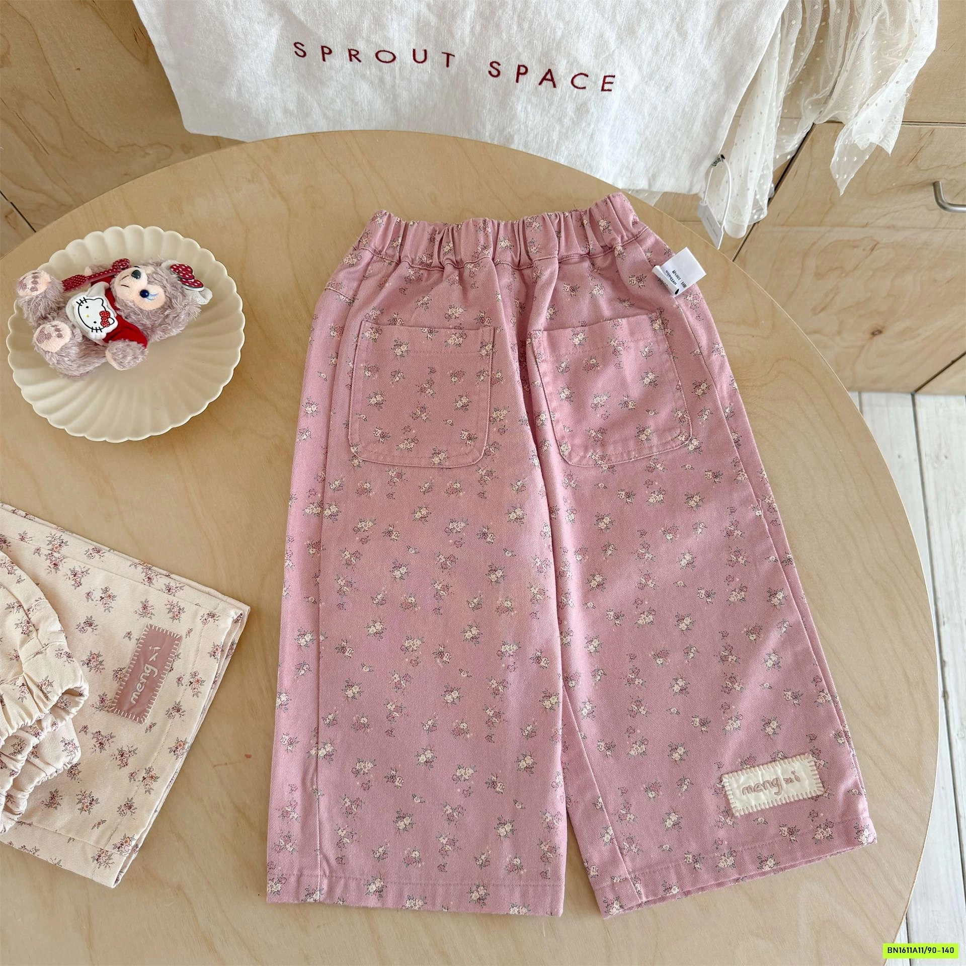 QUẦN SUÔNG MỀM THÊU HỌA TIẾT NINGLI