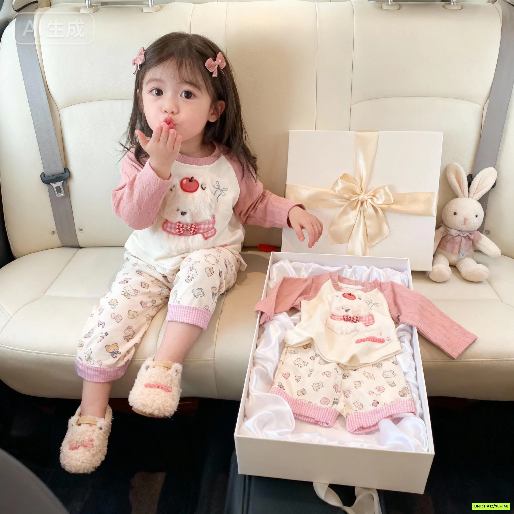 SÉT ÁO PHỐI MÀU TAY MIX QUẦN KITTY NINGLI