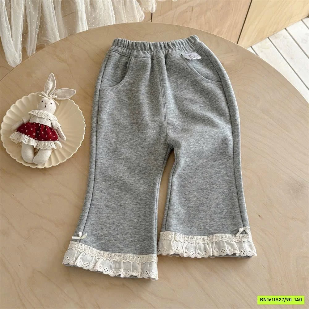 QUẦN NỈ LOE VIỀN REN NINGLI