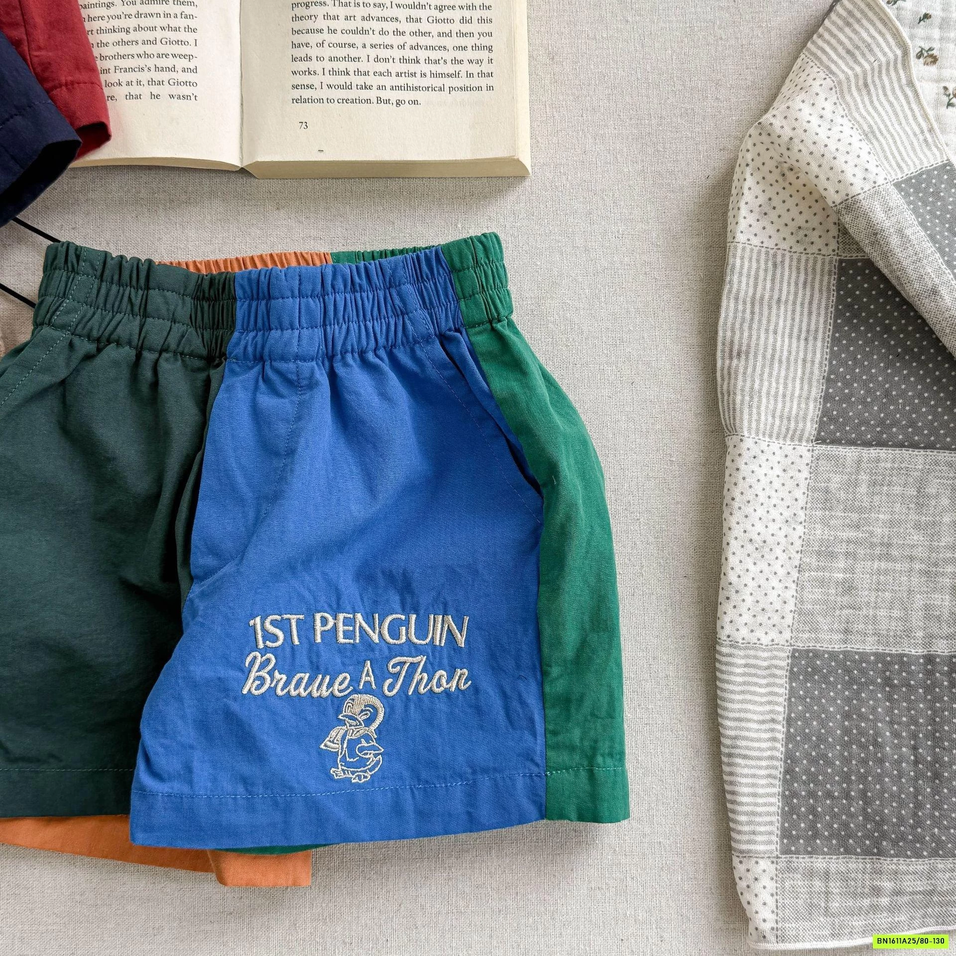 SHORT PHỐI MÀU ADBABY