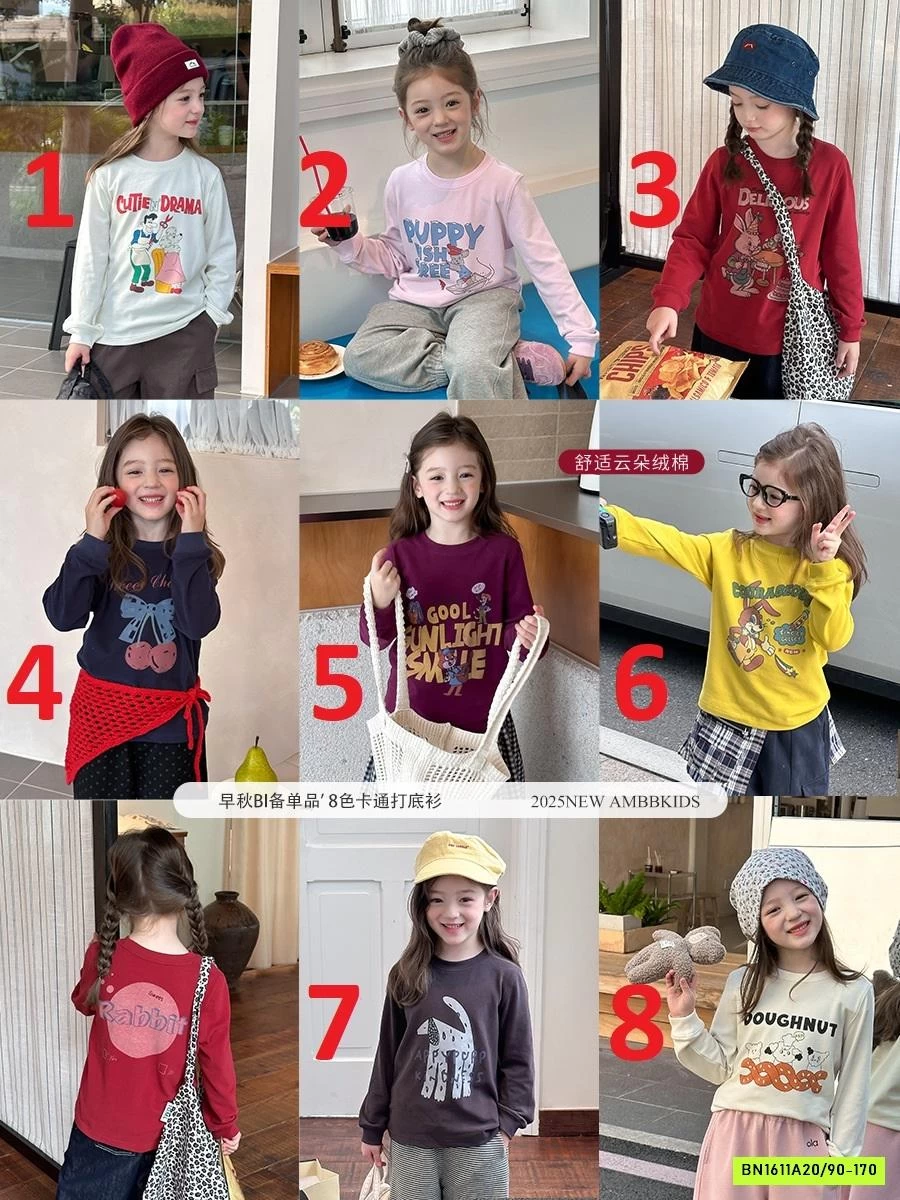 ÁO NỈ MỎNG IN HÌNH 25F020 AMBB