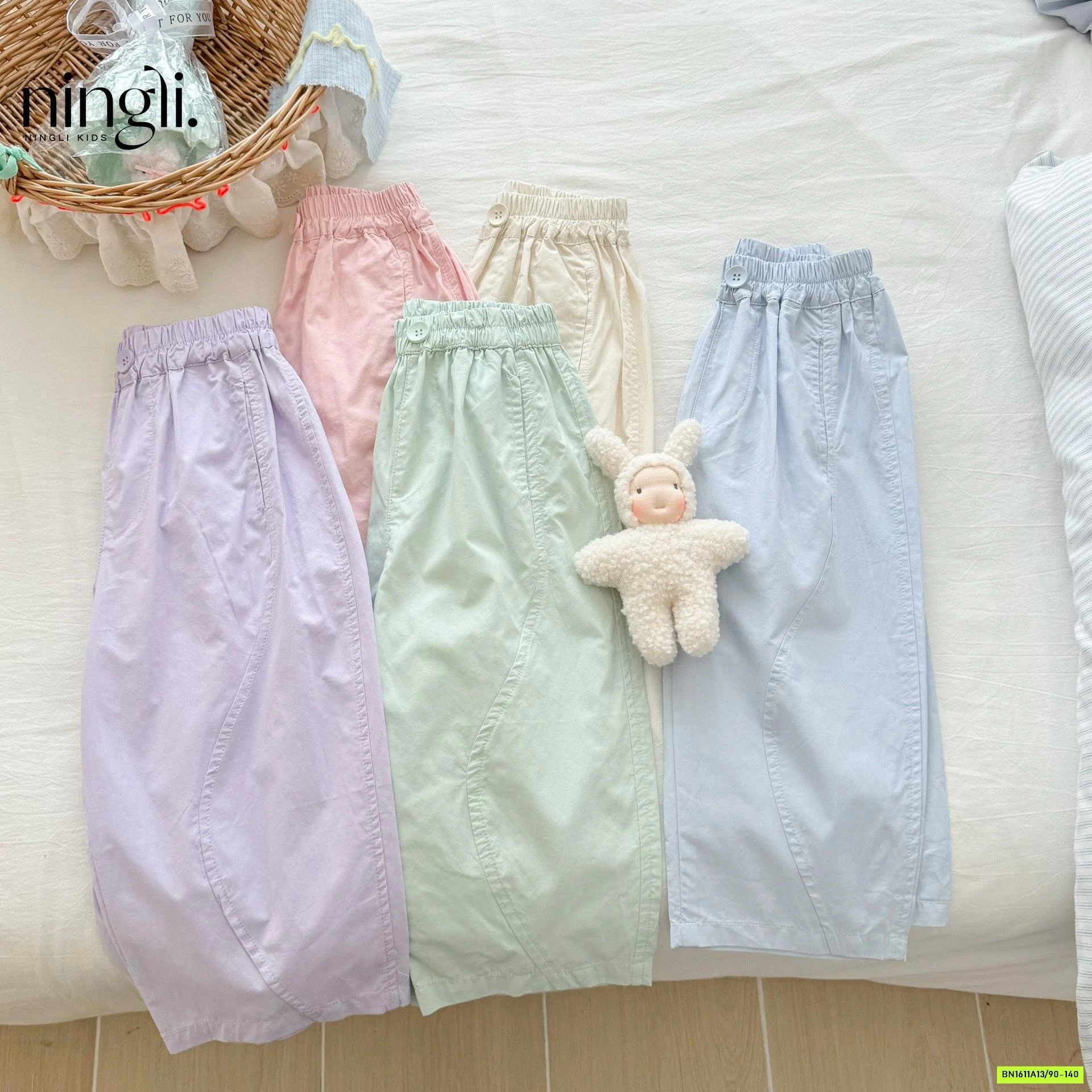 BAGGY GIÓ NINGLI TRƠN MÀU