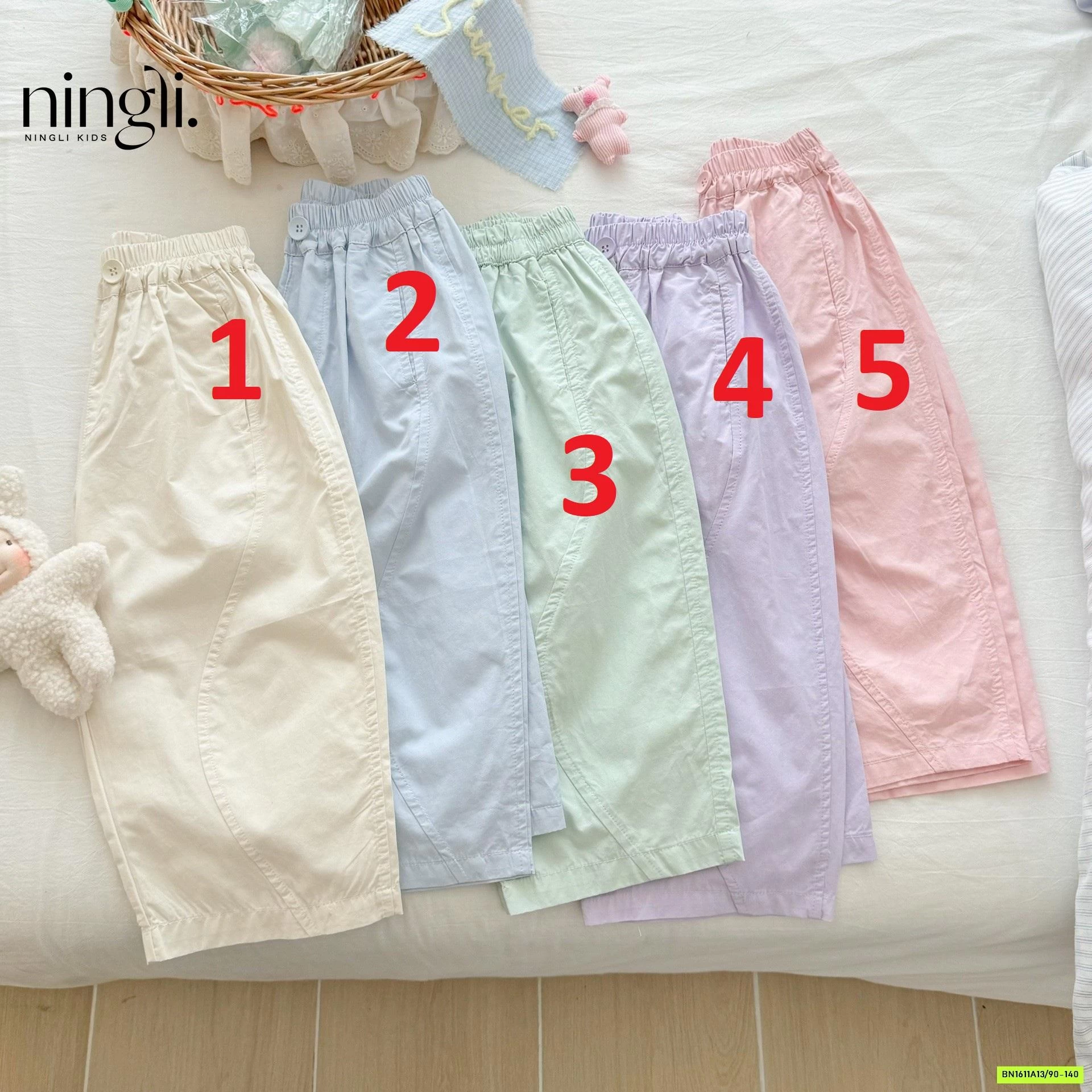 BAGGY GIÓ NINGLI TRƠN MÀU