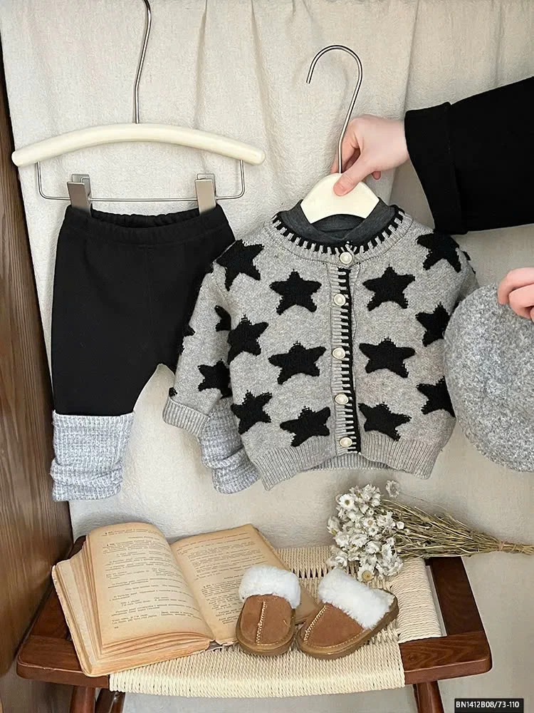 SÉT ÁO LEN NGÔI SAO MIX QUẦN LEG LÓT LÔNG