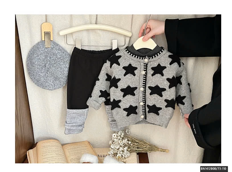 SÉT ÁO LEN NGÔI SAO MIX QUẦN LEG LÓT LÔNG