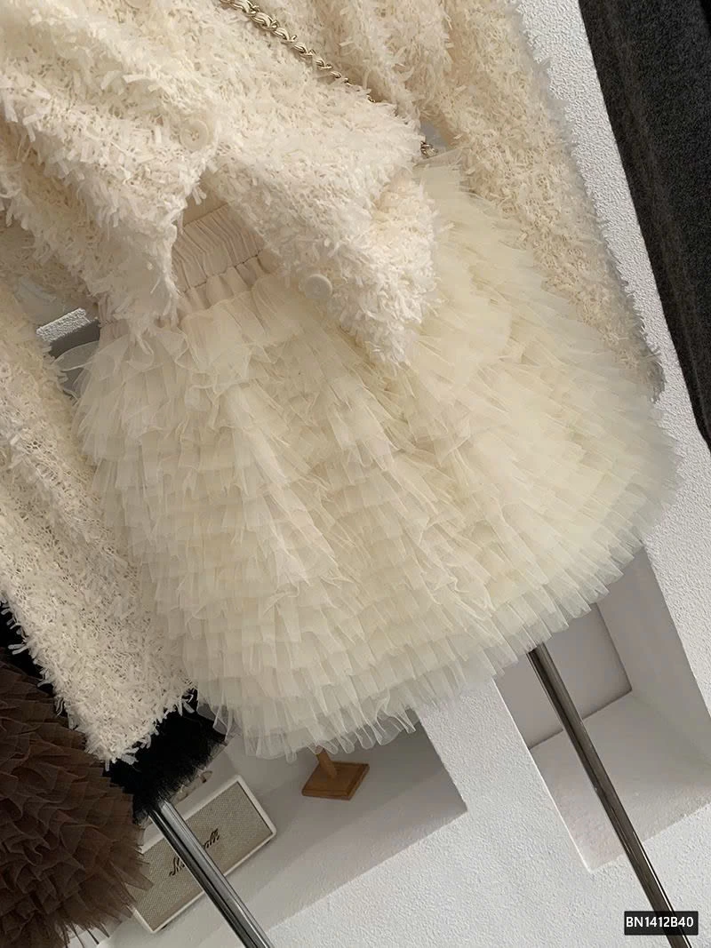 CHÂN VÁY VOAN TẦNG NỮ