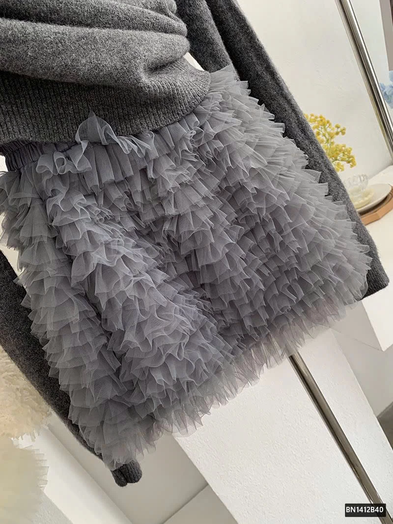 CHÂN VÁY VOAN TẦNG NỮ