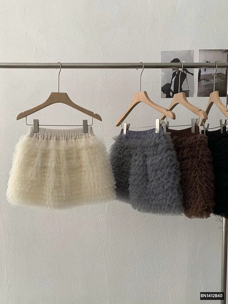 CHÂN VÁY VOAN TẦNG NỮ