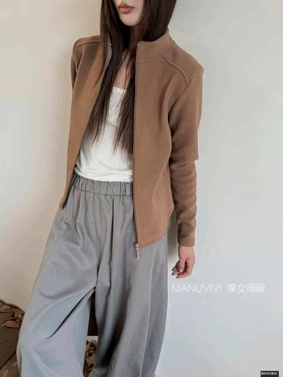 ÁO KHOÁC NỈ BÔNG 2 LỚP DÁNG THỂ THAO