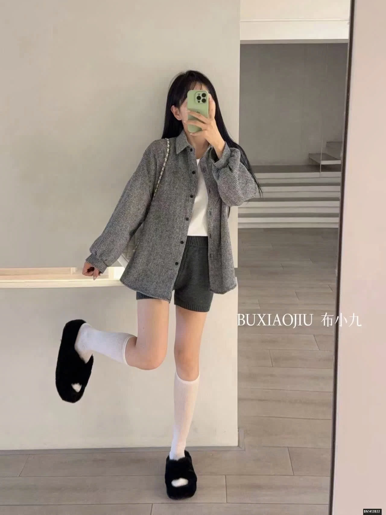 ÁO SƠ MI LEN DỆT NỮ