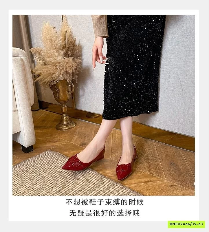 GIÀY ĐỎ MŨI NHỌN NỮ