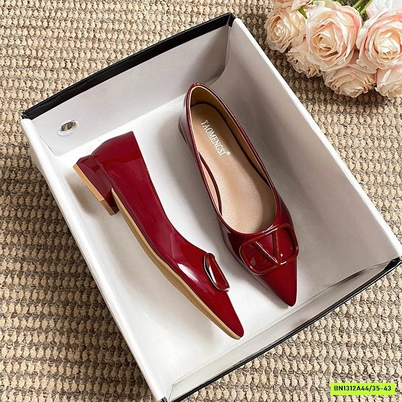 GIÀY ĐỎ MŨI NHỌN NỮ