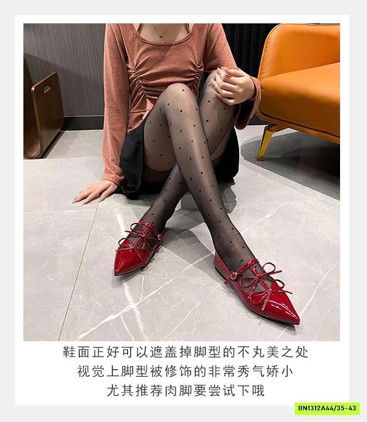 GIÀY ĐỎ MŨI NHỌN NỮ