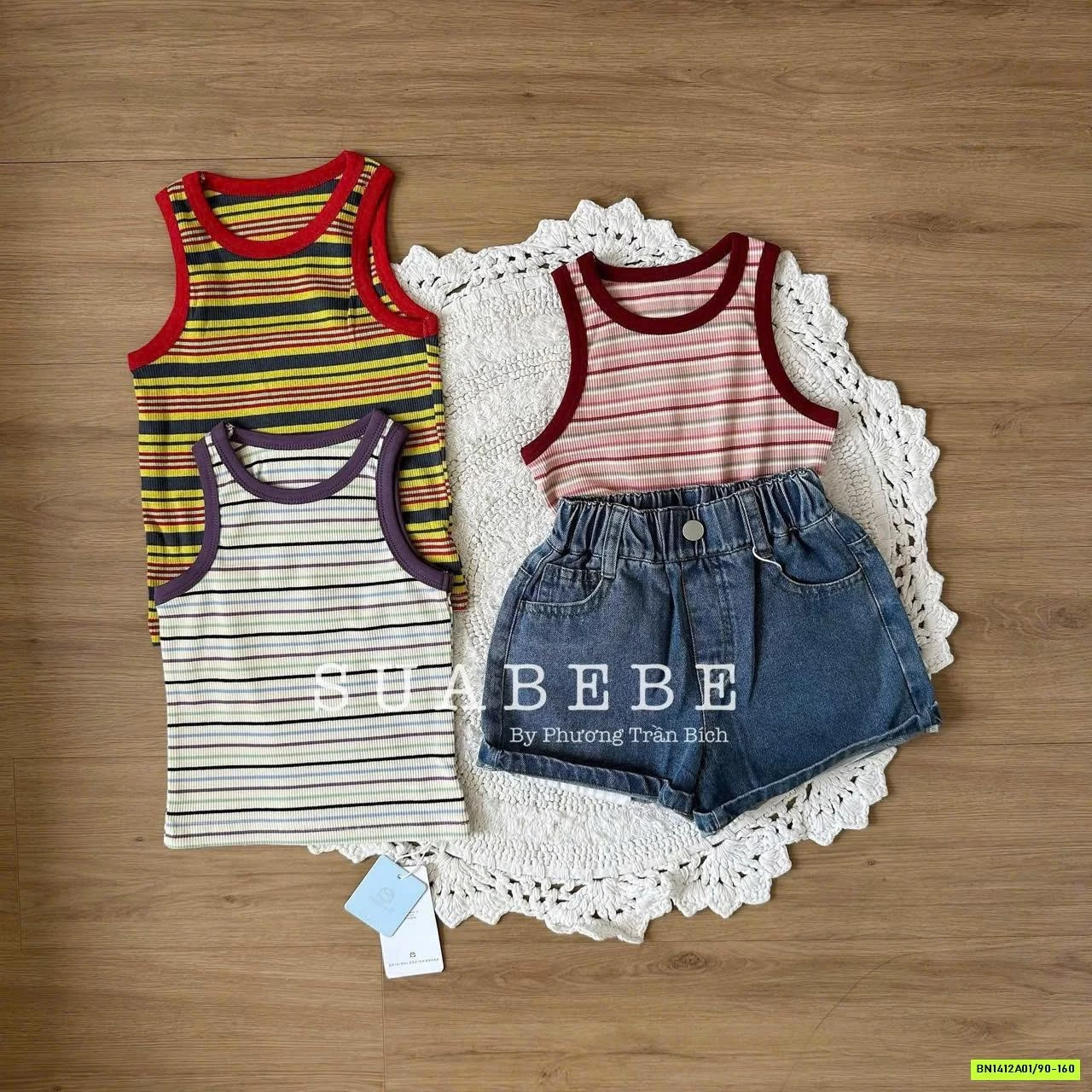 ÁO SÁT NÁCH KẺ NGANG 25B001 AMBB