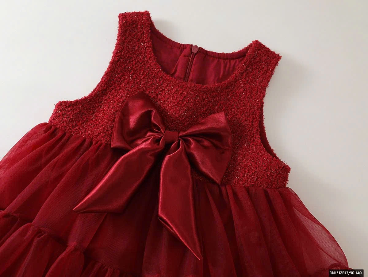 ĐẦM ĐỎ NƠ SÁT NÁCH  PREMIUM