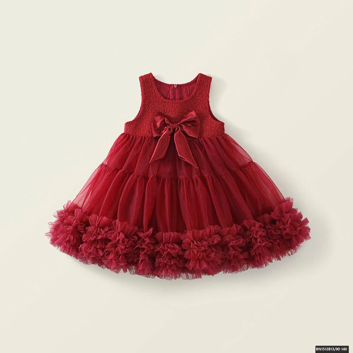 ĐẦM ĐỎ NƠ SÁT NÁCH  PREMIUM