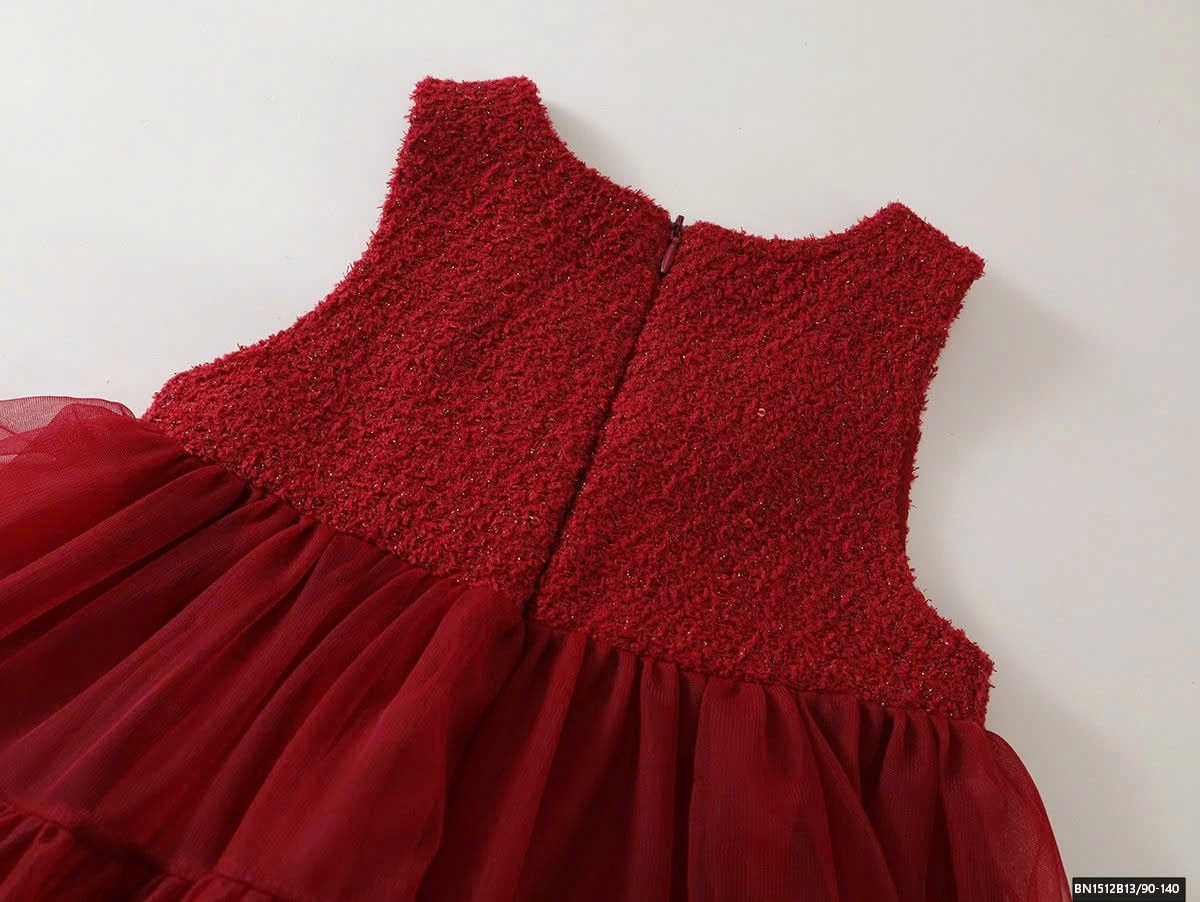 ĐẦM ĐỎ NƠ SÁT NÁCH  PREMIUM