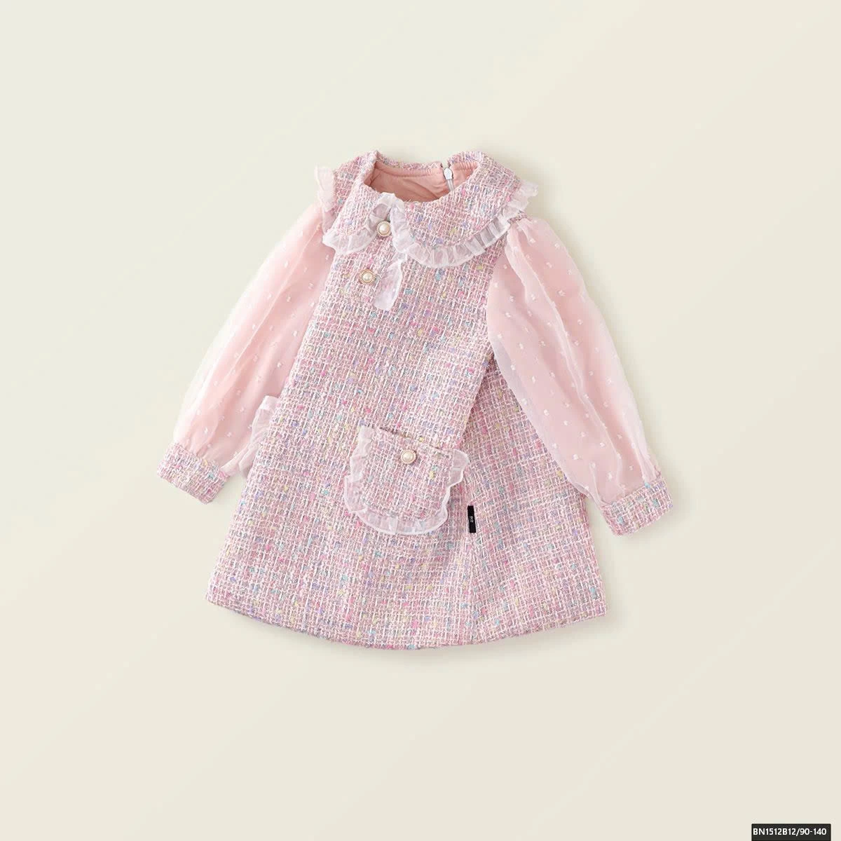 ĐẦM DẠ PHỐI VOAN HỒNG PREMIUM