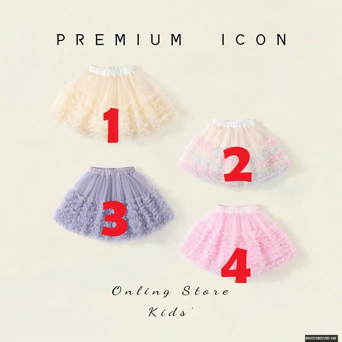 CHÂN VÁY TUTU PREMIUM