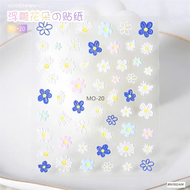 SÉT 6 TẤM STICKER DÁN MÓNG