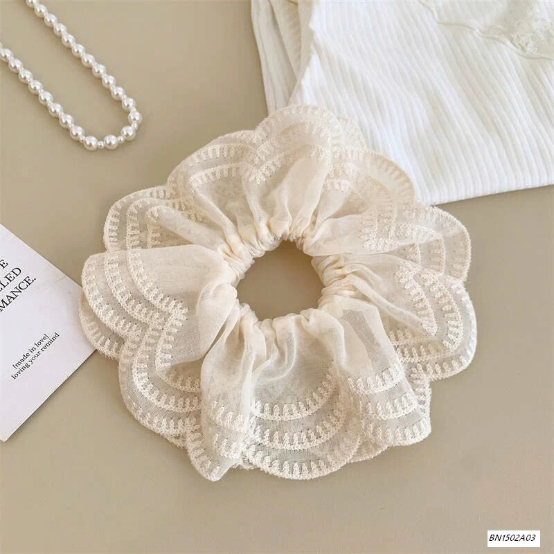 SÉT 2 BUỘC TÓC CARO NƠ