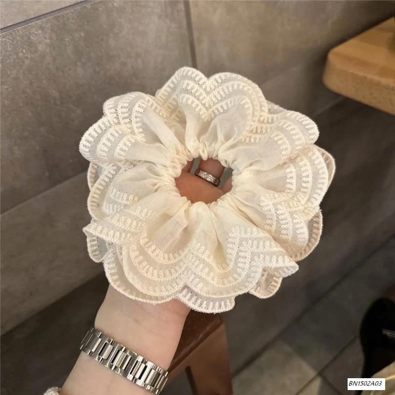 SÉT 2 BUỘC TÓC CARO NƠ