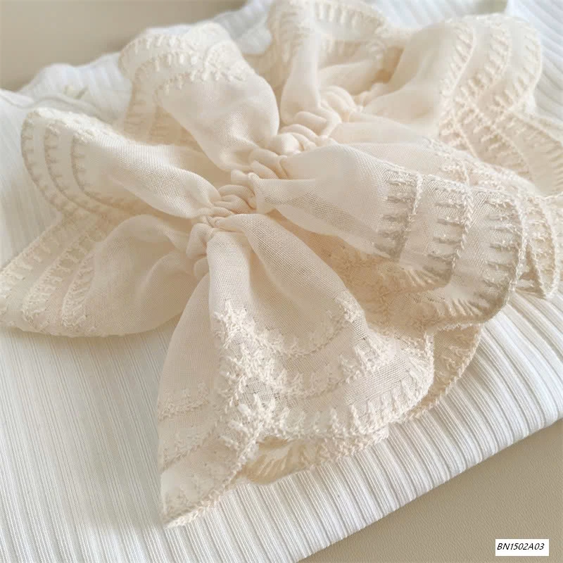 SÉT 2 BUỘC TÓC CARO NƠ