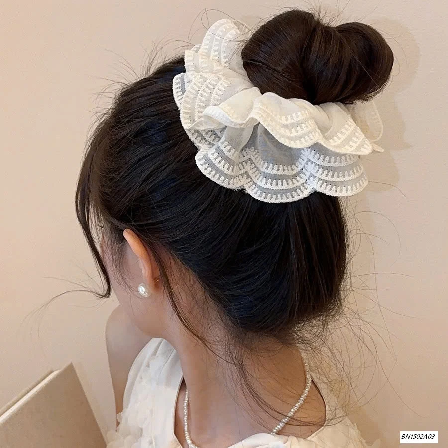 SÉT 2 BUỘC TÓC CARO NƠ