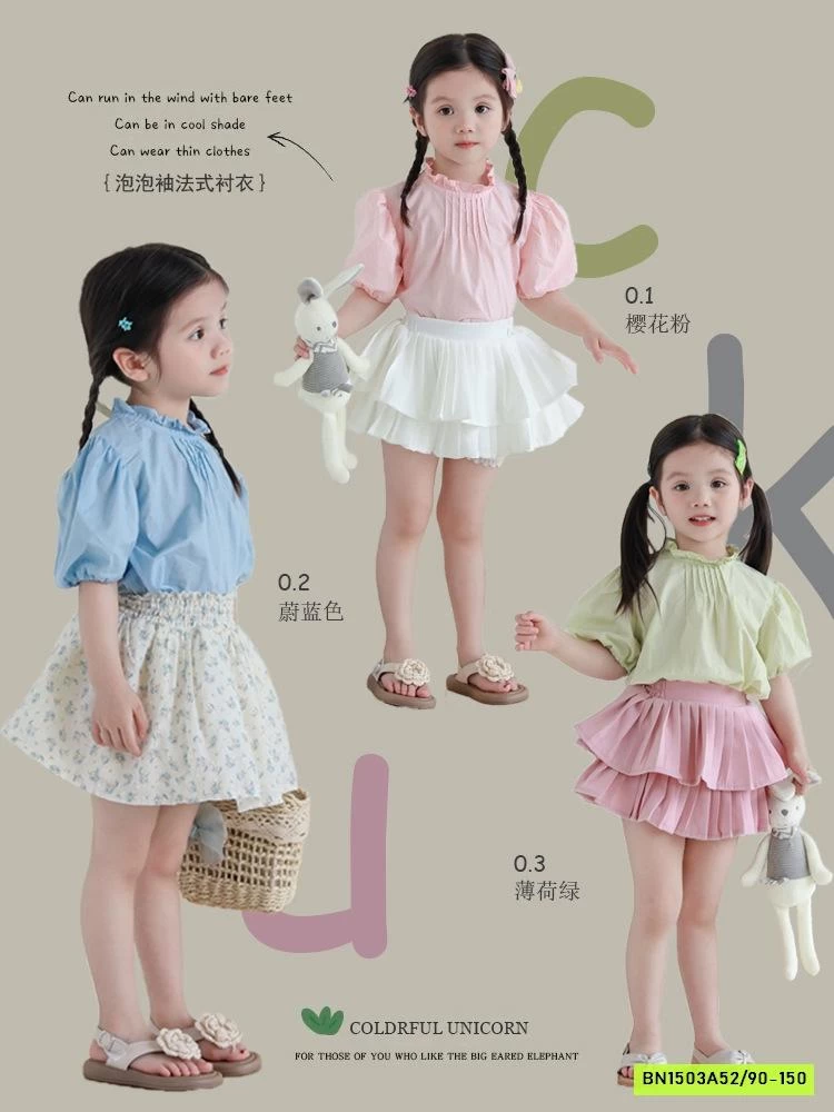 SƠ MI TAY BỒNG TIỂU THƯ