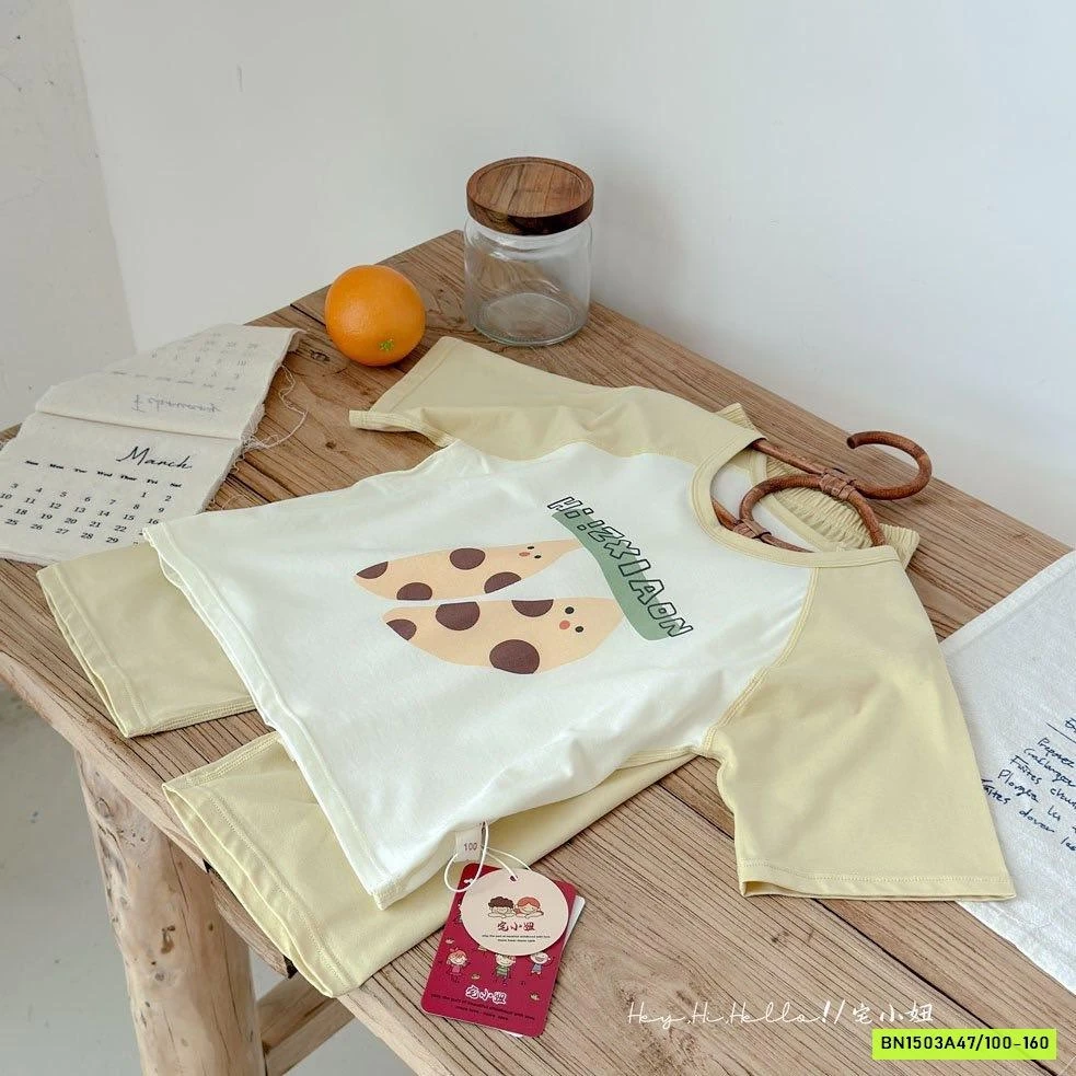 BỘ TENCEL QUẦN LỠ PHỐI MÀU TAY