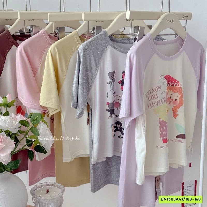 BỘ TENCEL QUẦN LỠ PHỐI MÀU TAY