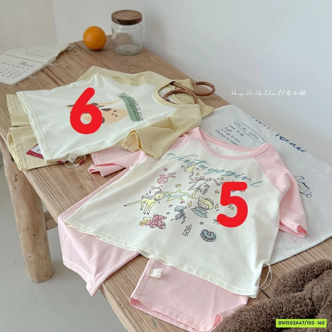 BỘ TENCEL QUẦN LỠ PHỐI MÀU TAY