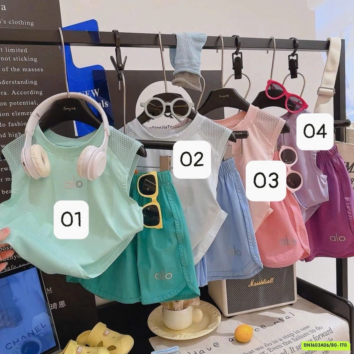 BỘ THỂ THAO SÁT NÁCH QUẦN GIÓ