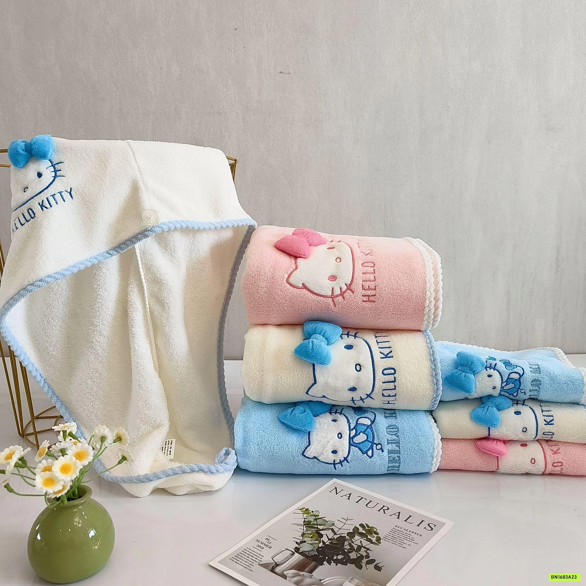 SÉT KHĂN TẮM 3IN1