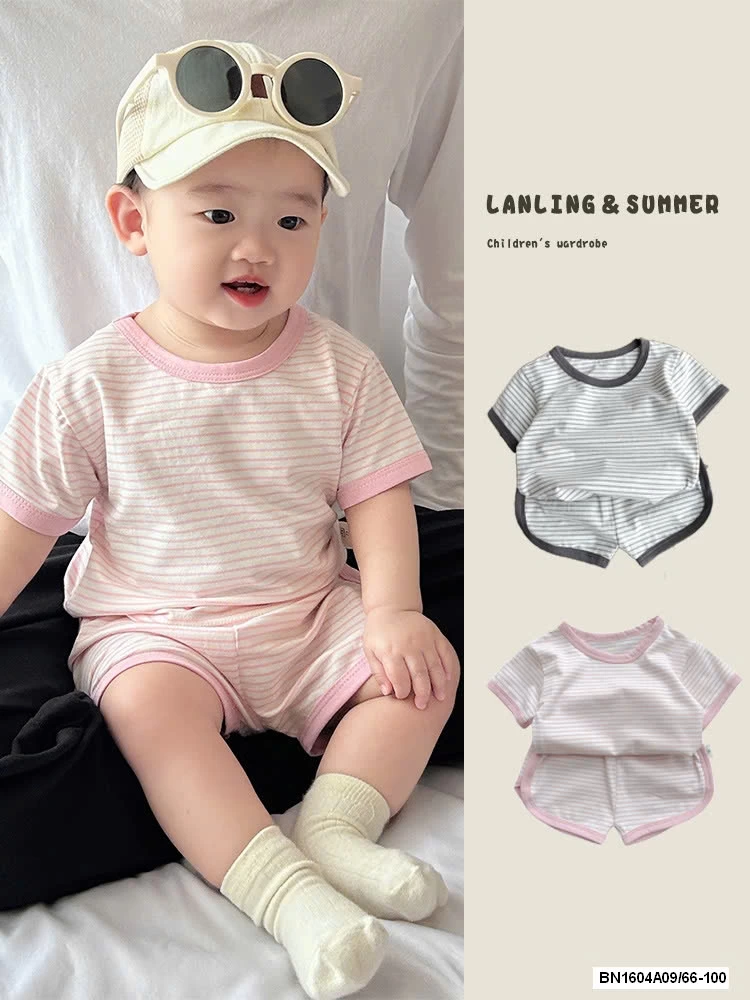 SÉT BỘ COTTON KẺ SZ NHÍ