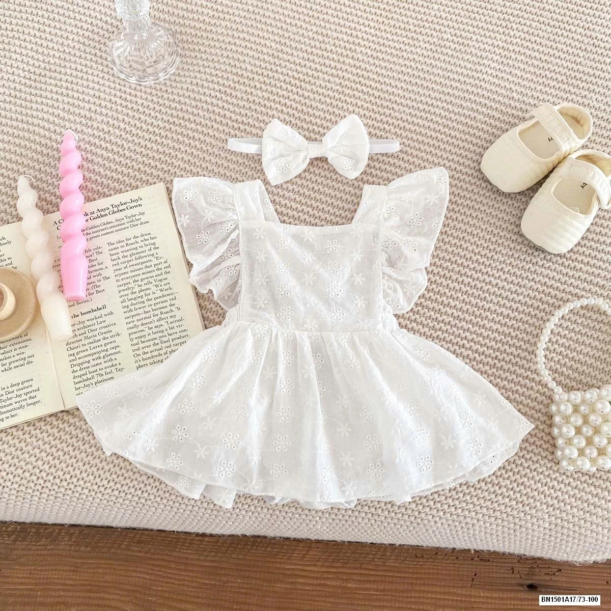 BODY CÁNH TIÊN THÊU KÈM BĂNG ĐÔ NƠ