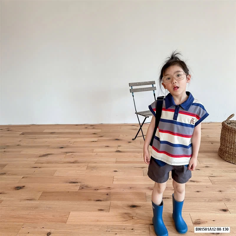 SHORT THÔ PHỐI MÀU TÚI ADBABY