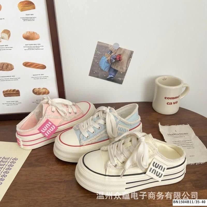 GIÀY SỤC VẢI ĐẾ CAO