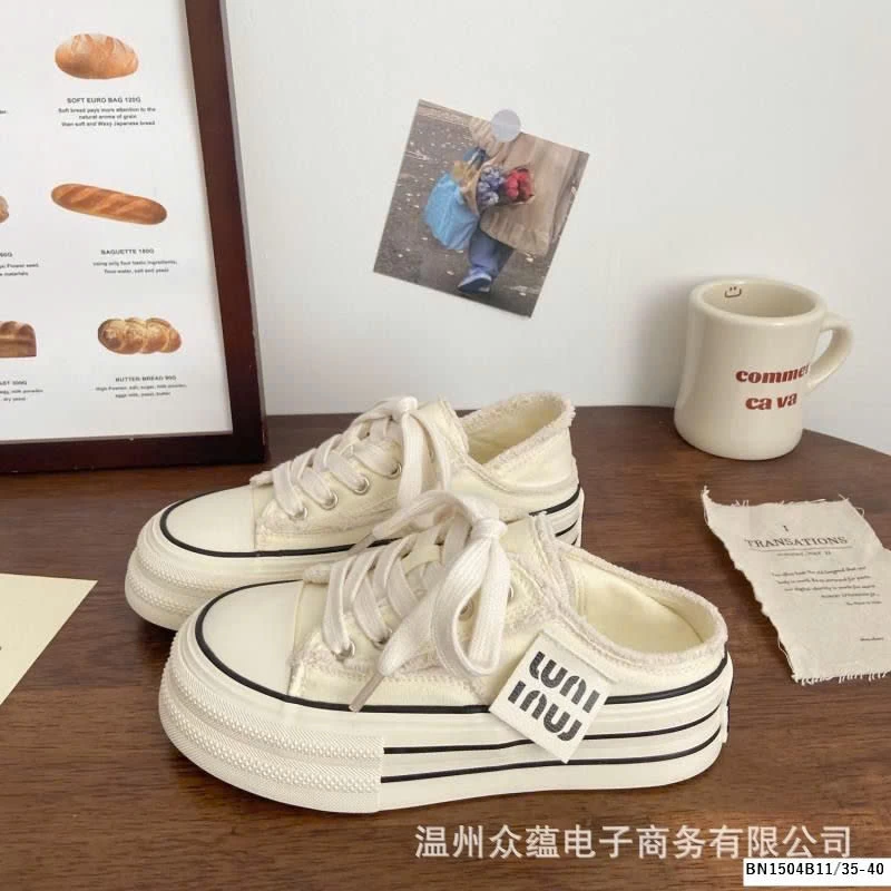 GIÀY SỤC VẢI ĐẾ CAO