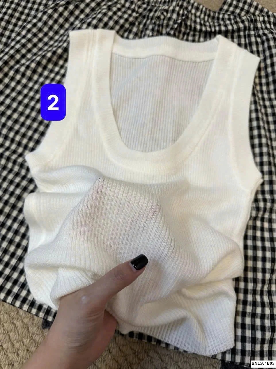 ÁO BA LỖ DỆT KIM NỮ