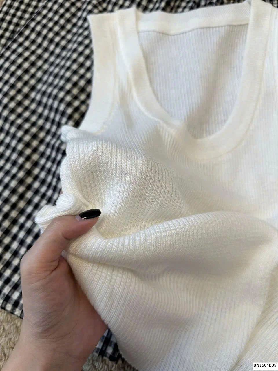 ÁO BA LỖ DỆT KIM NỮ