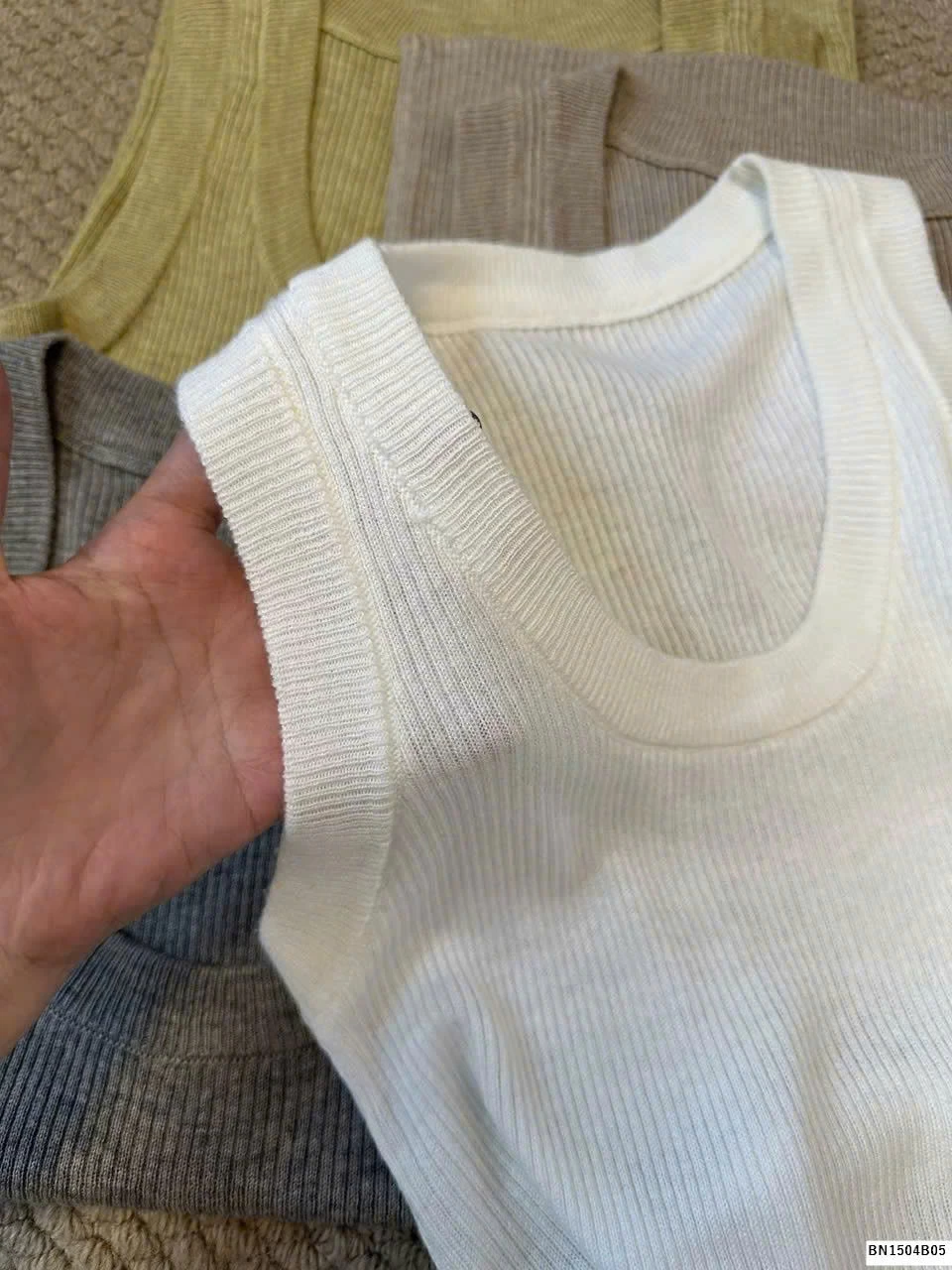 ÁO BA LỖ DỆT KIM NỮ