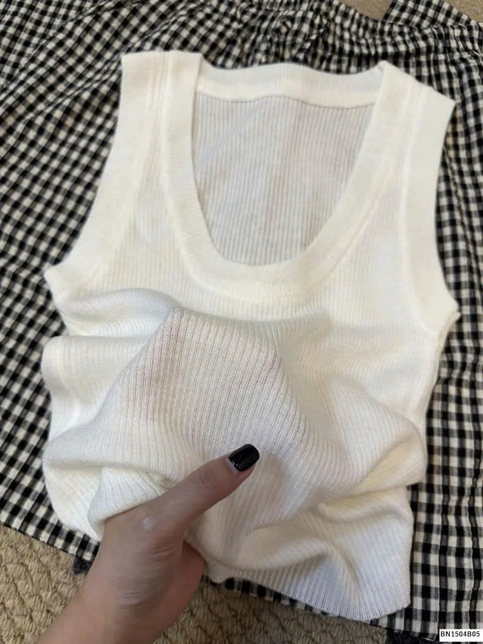 ÁO BA LỖ DỆT KIM NỮ