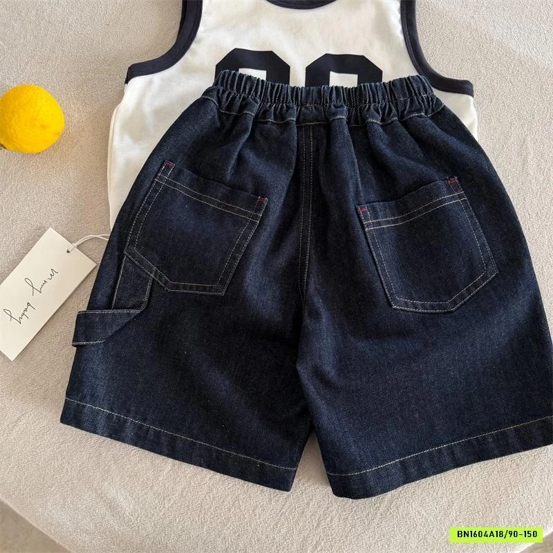 ÁO 3 LỖ MIX DENIM MMY