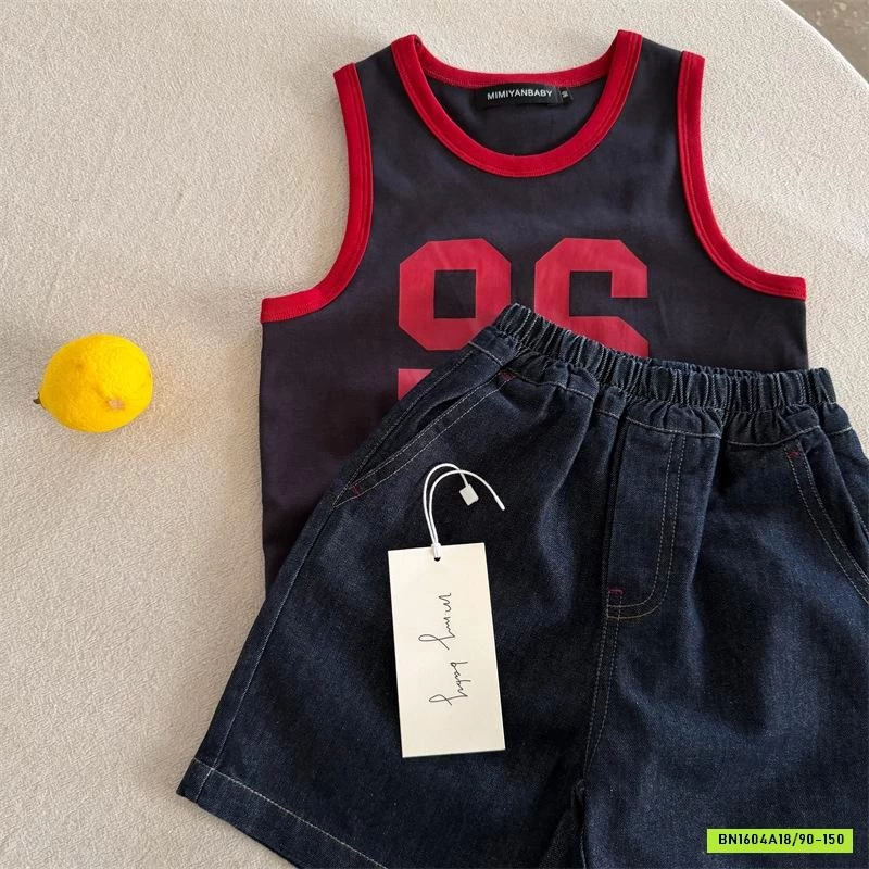 ÁO 3 LỖ MIX DENIM MMY