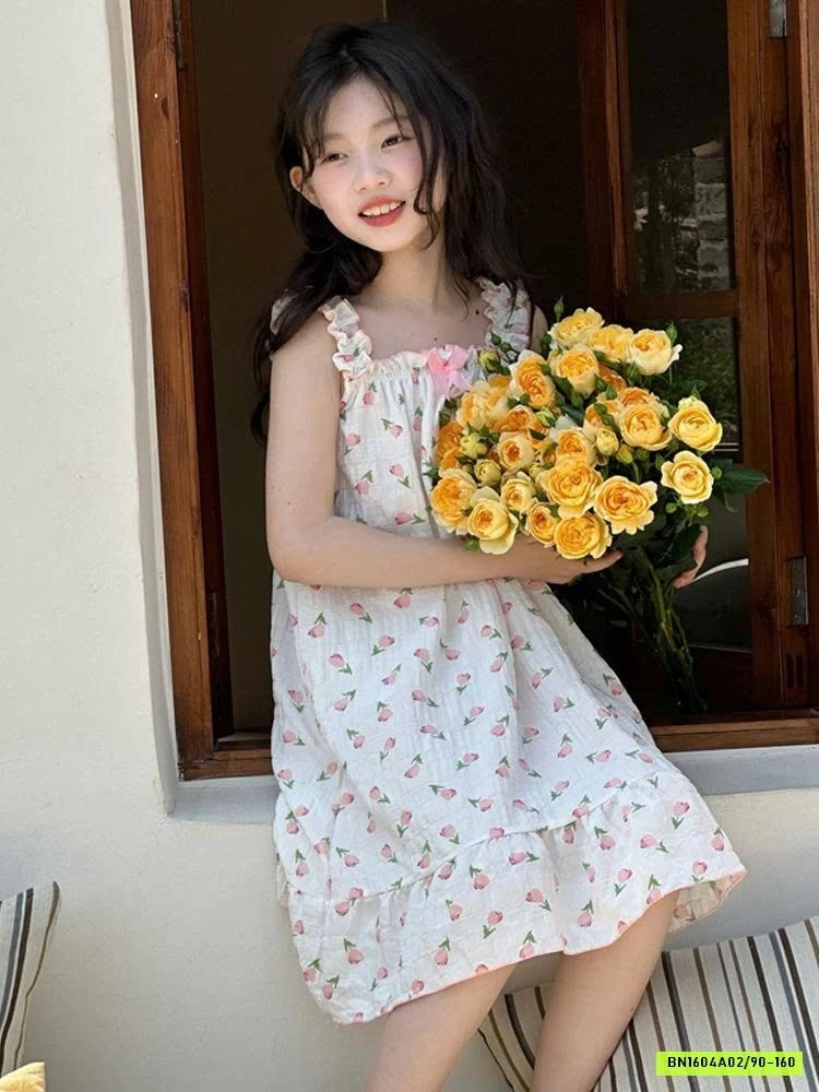 VÁY LANH HỌA TIẾT DỄ THƯƠNG CHO BÉ