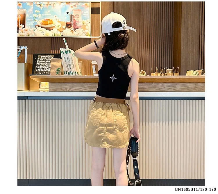 SÉT ÁO SÁT NÁCH MIX CHÂN VÁY CHỨ A