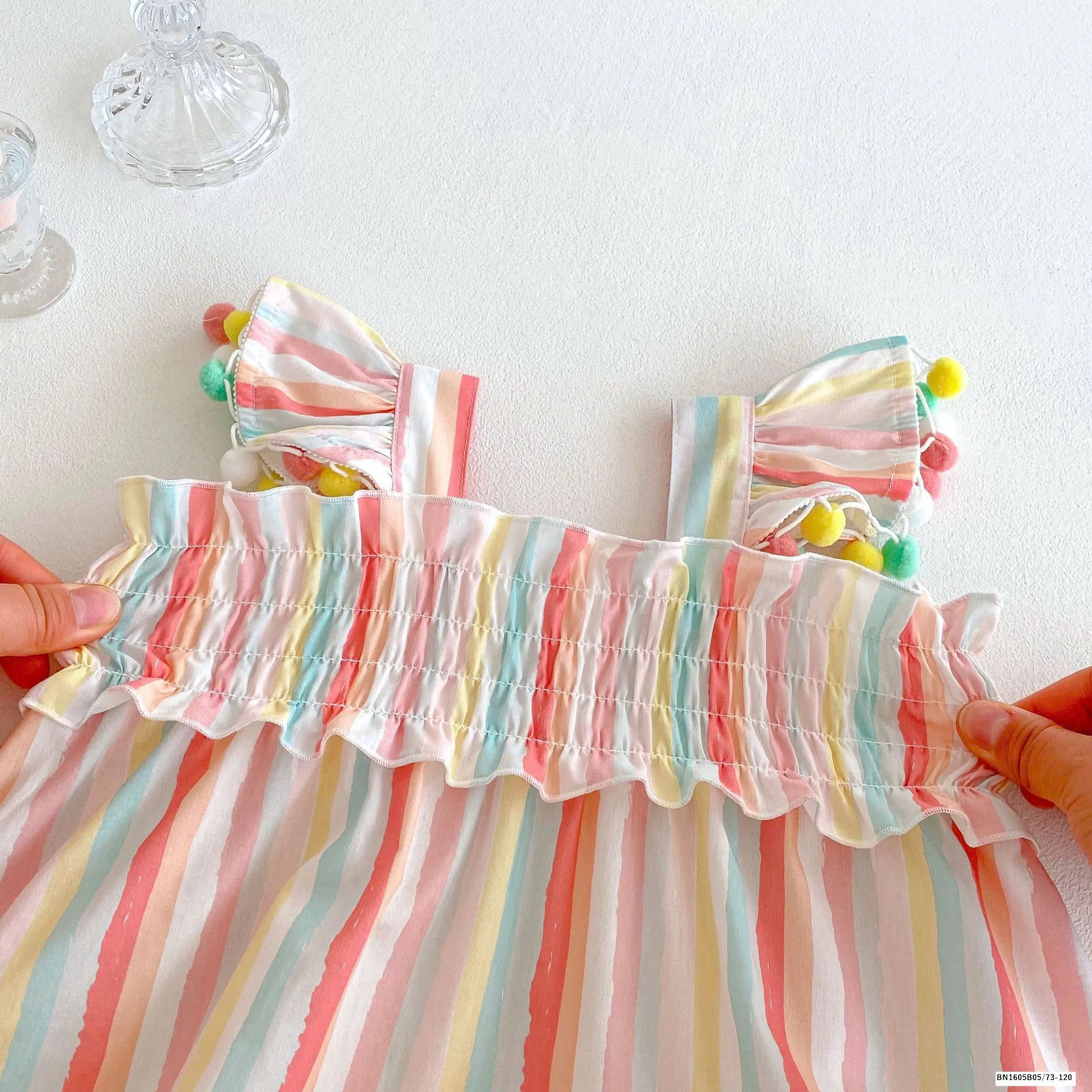 VÁY 2 DÂY CHUN NGỰC