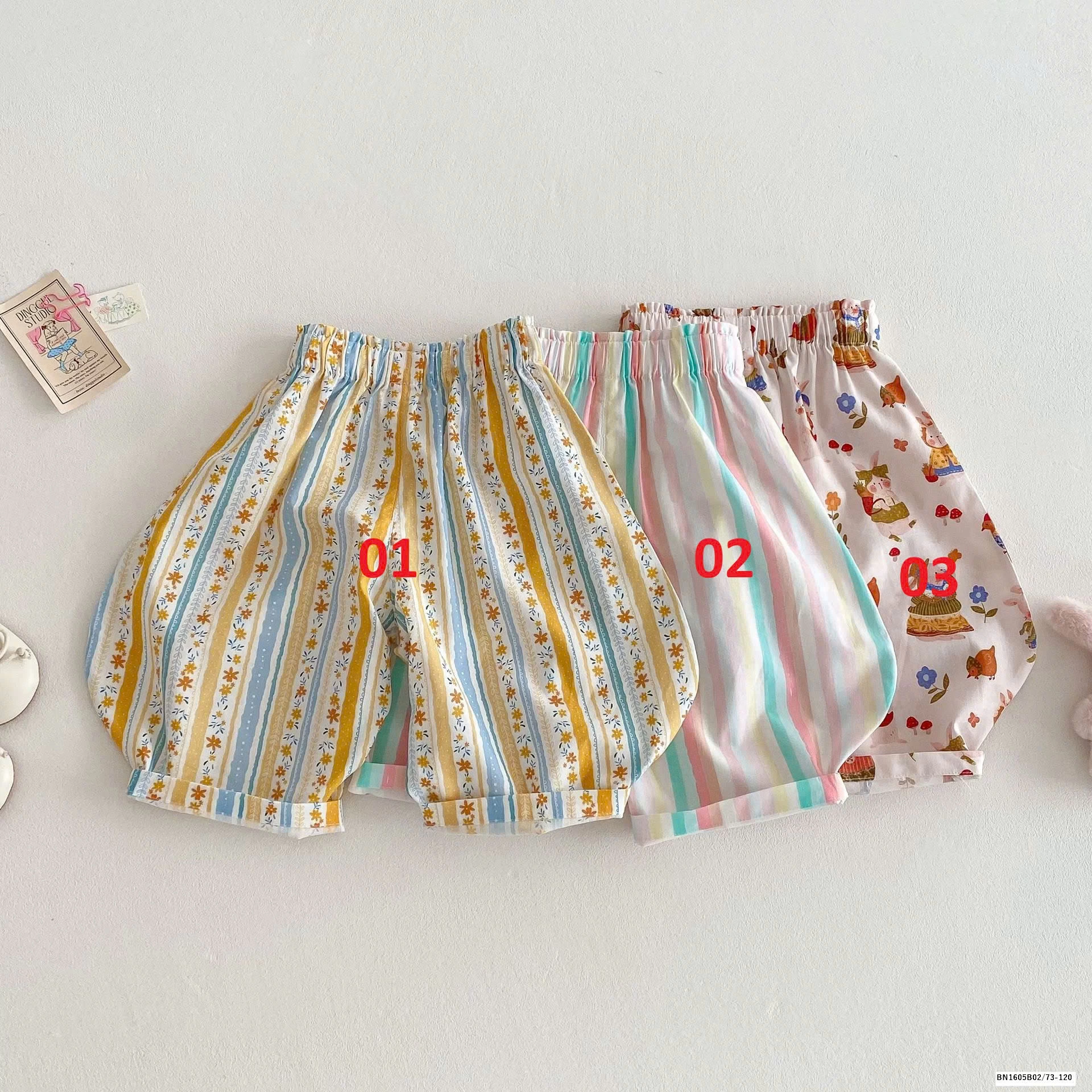 QUẦN THÔ HỌA TIẾT NHÍ